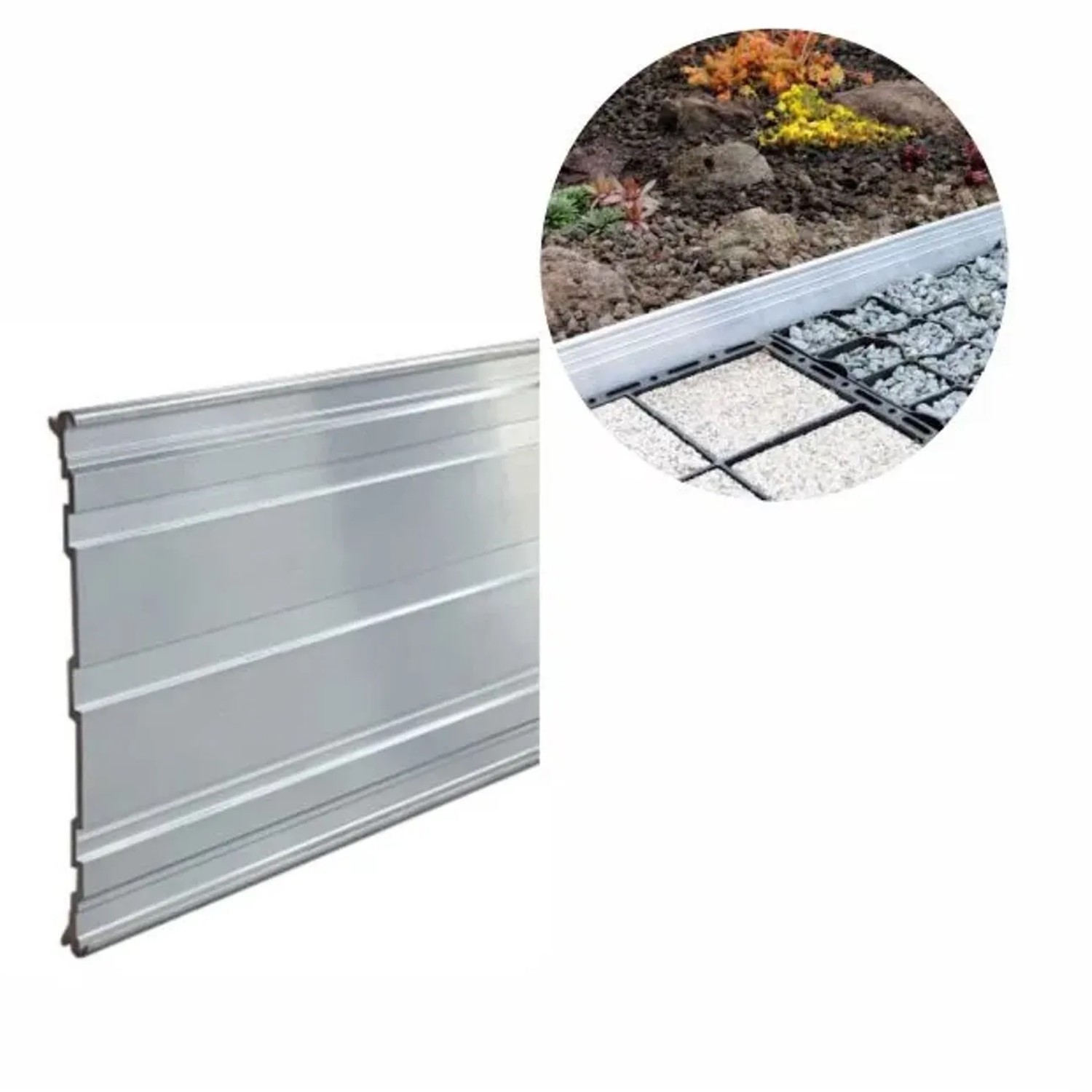 Green-Split Rasenkante Green Universe 14 cm x 100 cm Beeteinfassung