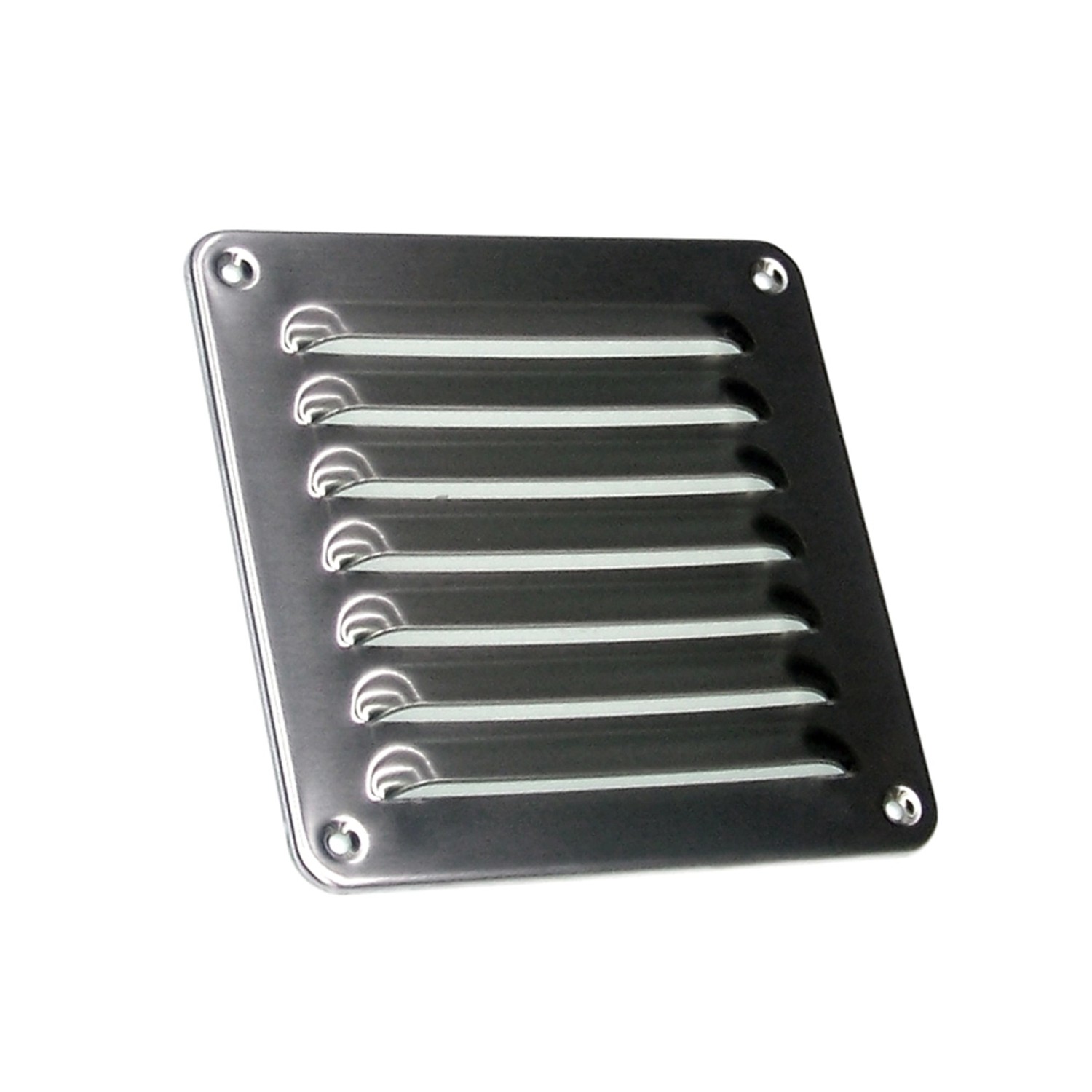 Häusler Lüftungsgitter LG-1616 L Edelstahl V2A 155 x 155mm Zuluft Abluftgit günstig online kaufen