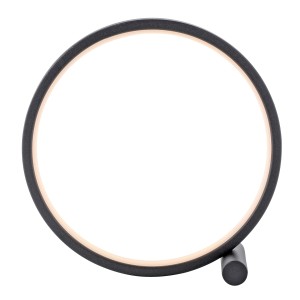 Schwarze LED-Tischleuchte Mini Ritus von Just Light, modernes Design für Wohnräume.