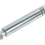 Achse für Einbauräder, 89 mm, mit Schraube, Mutter und Federring. Zubehör für Rollen und Räder.