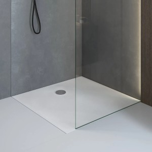 Kronenbach Cube Mineralguss-Duschwanne 120x90 cm mit Antislip-Beschichtung.