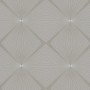 Glööckler Vliestapete Imperial Rauten Pearl, Rautenmuster in Grau.