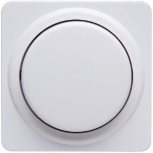 Kopp Dimmer Abdeckung Artikweiß für Druck-Wechselschalter Europa.