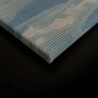 Modernes Wandbild mit Himmel und Wolken in Hellblau/Weiß für Kinder- und Schlafzimmer.