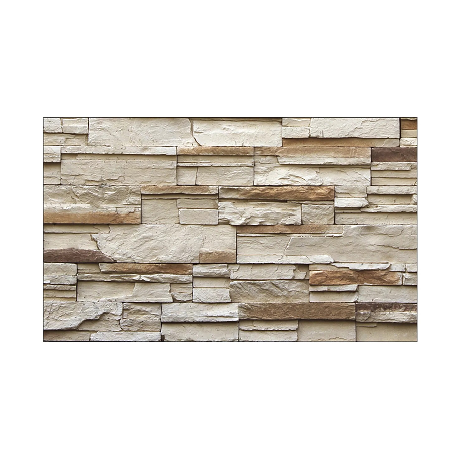 MySpotti Küchenrückwand Profix Cucina Rustical Bricks 100 x 60 cm Beige