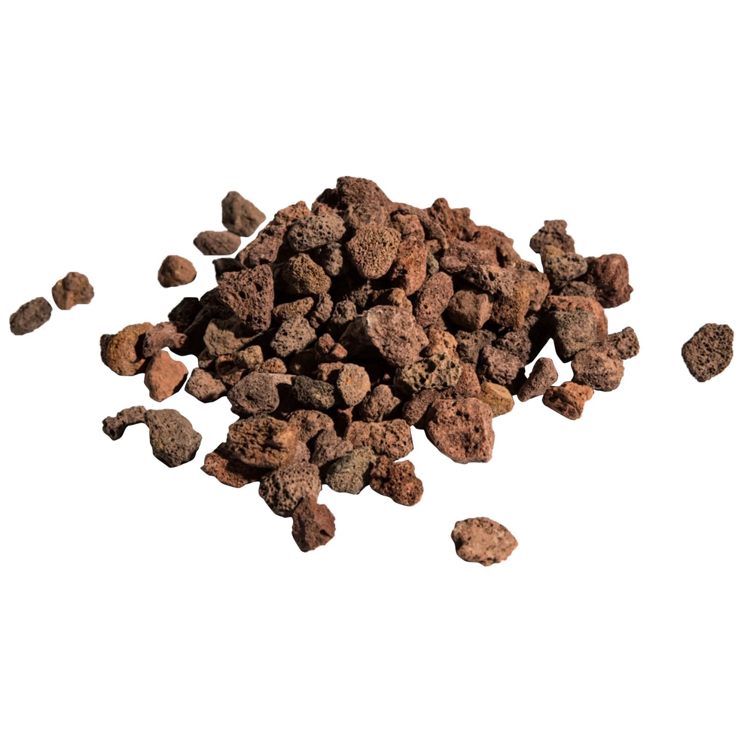 Teamson Home Lavasteine, Natursteine für Feuerschalen, 3 kg, braun-rot-grau.