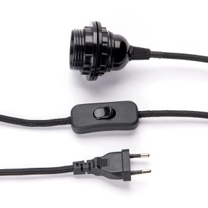 Orion Lightstyle Anschlusskabel Textil 4 m Schwarz