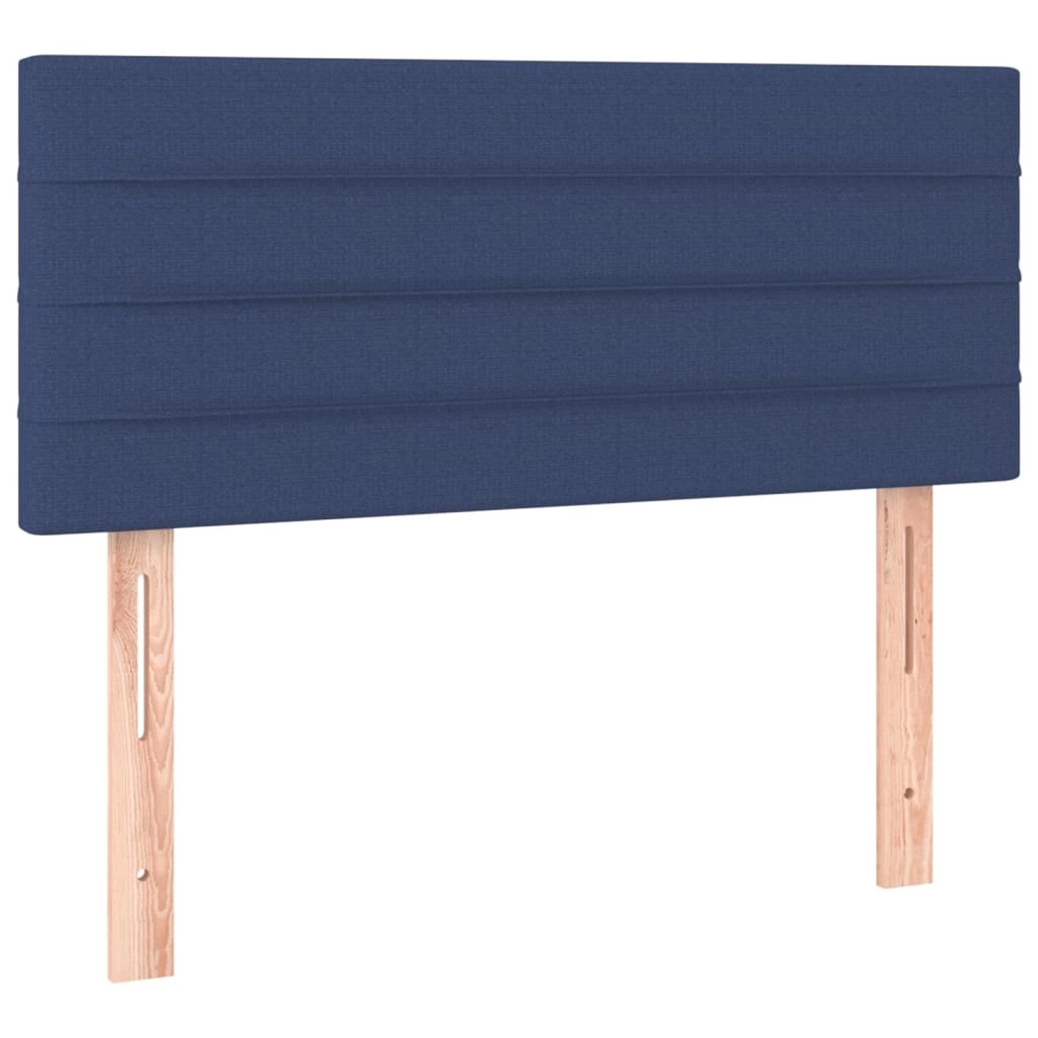 vidaXL LED Kopfteil Blau 80x5x78/88 cm Stoff 3121732
