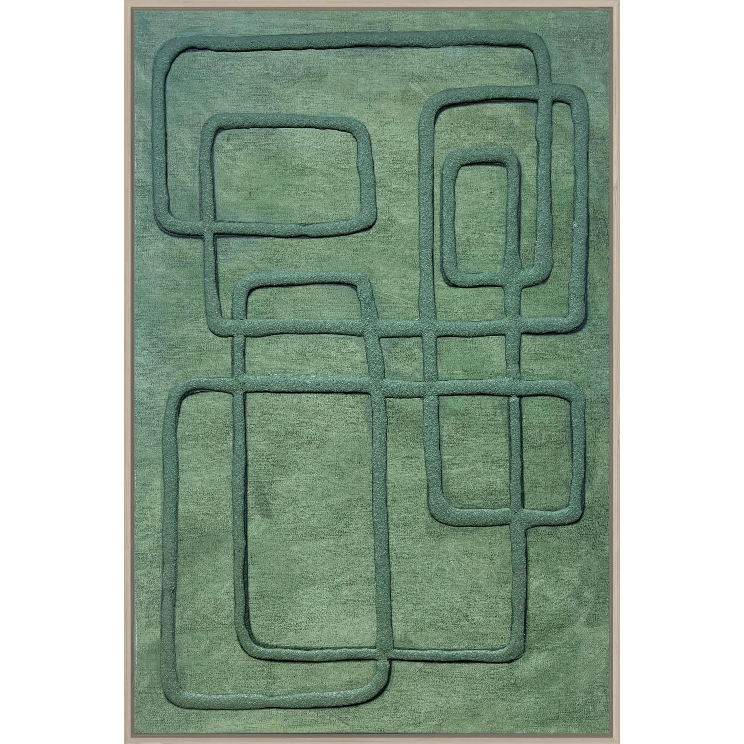 Mömax Keilrahmenbild Denise Small Grün ca. 60x90cm