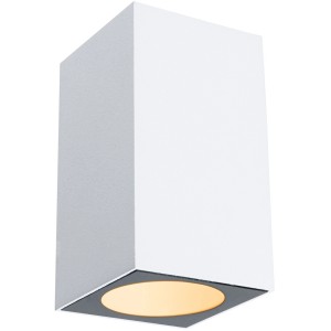 Weiße Paulmann LED Außenwandleuchte Flame, insektenfreundlich, für stimmungsvolle Beleuchtung.