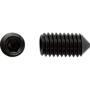 Gewindestift mit Antrieb M4 x 10 mm Innensechskant 2 mm 8 Stück