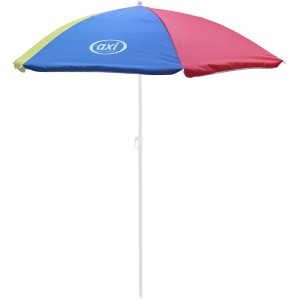 Axi Sonnenschirm Regenbogen, Ø 125 cm, für Spielgeräte und Picknicktische.