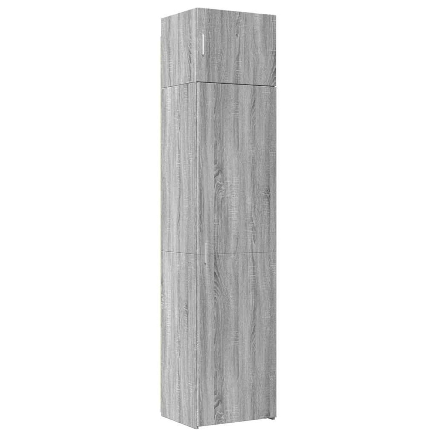 vidaXL Hochschrank Schmal Grau Sonoma 50x42,5x225 cm Holzwerkstoff 3281306 günstig online kaufen