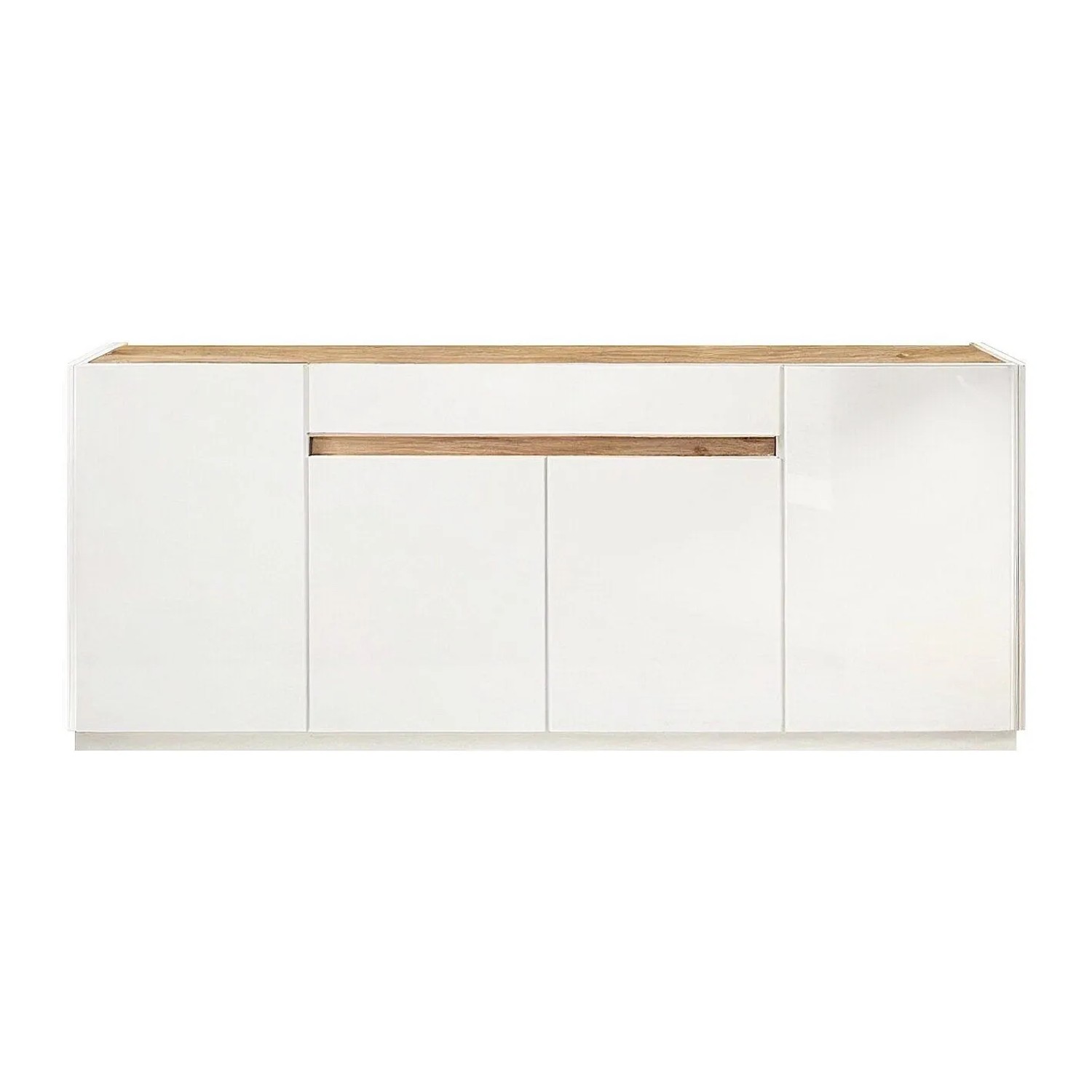 Vente-unique Sideboard Emora Naturfarben Hell  Weiß 205 cm