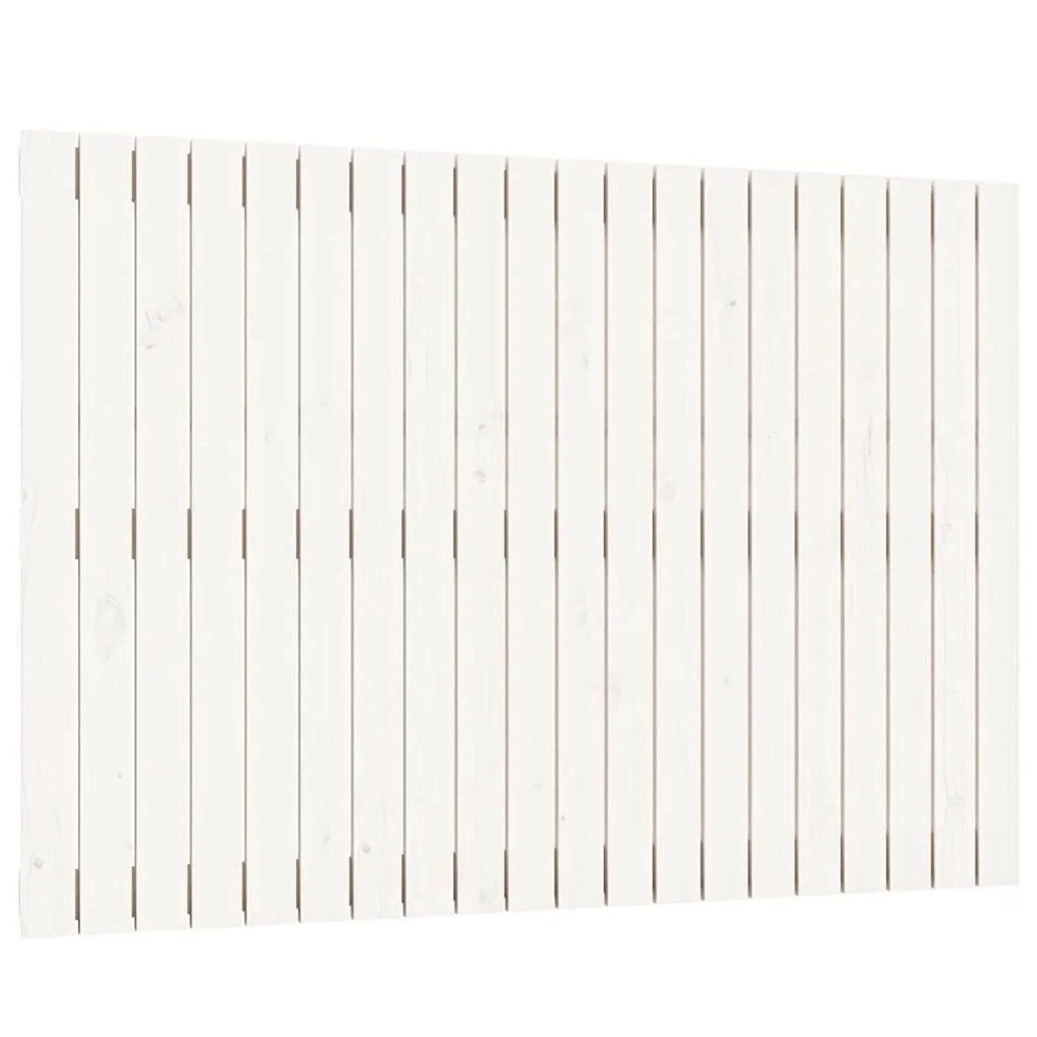 vidaXL Wand-Kopfteil Weiß 127,5x3x90 cm Massivholz Kiefer 824889