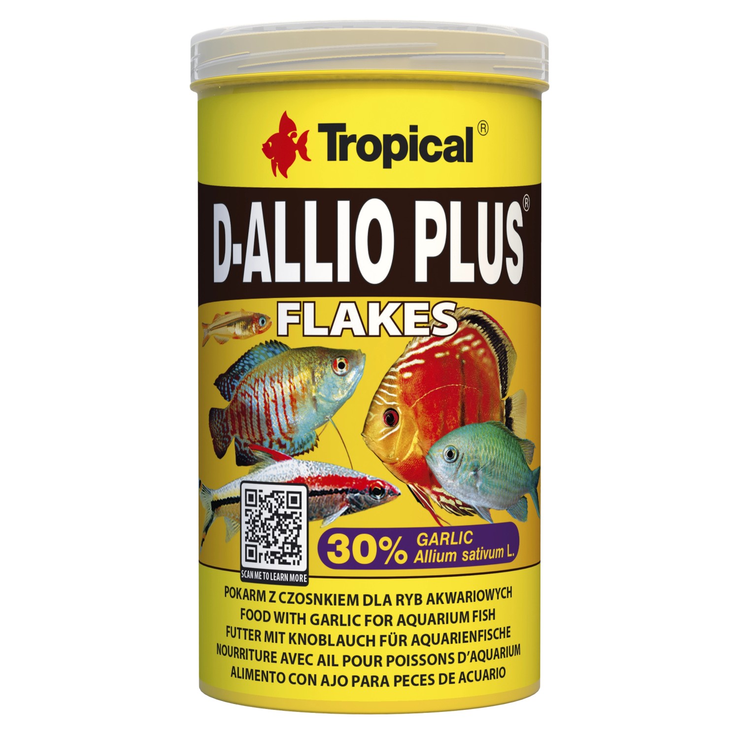 Tropical Flockenfutter D-Allio Plus 500 ml