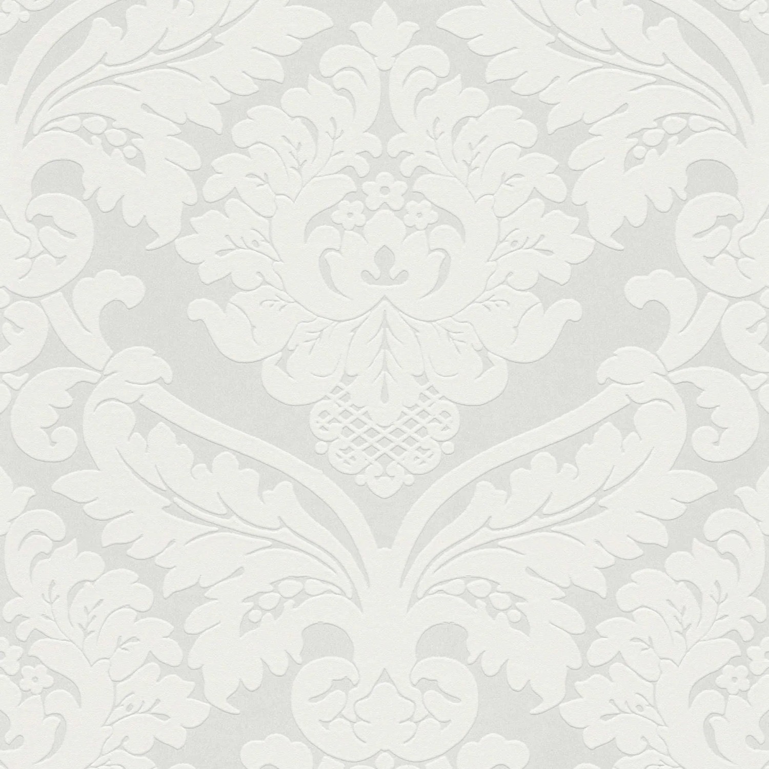 Tadessi Tapete Ornament M1-No.845 Vliestapete in Weiß