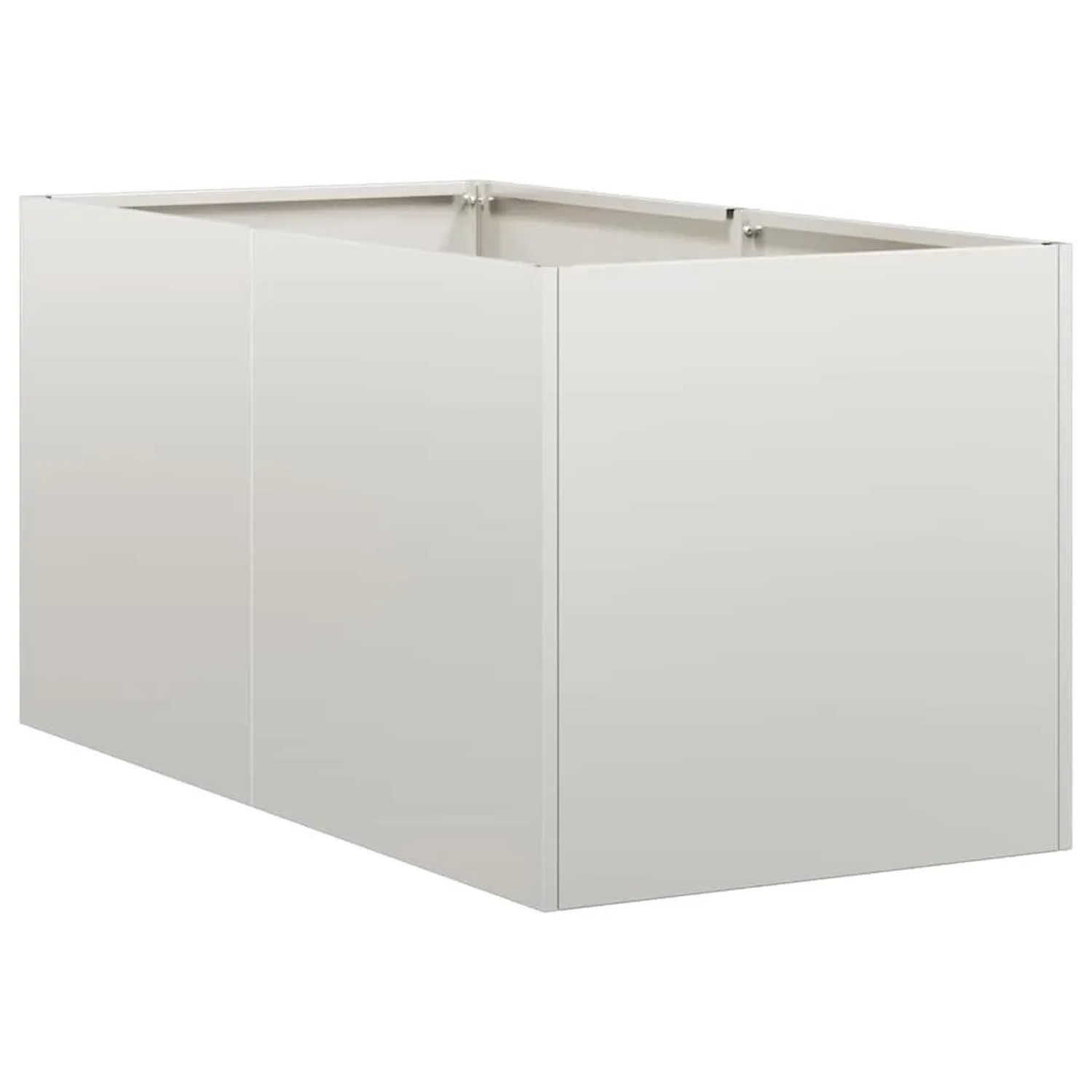vidaXL Pflanzgefäß 40x80x40 cm Edelstahl 860735