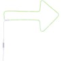 Grüner Paulmann Neon Colorflex LED-Streifen in Pfeilform mit USB-Anschluss.