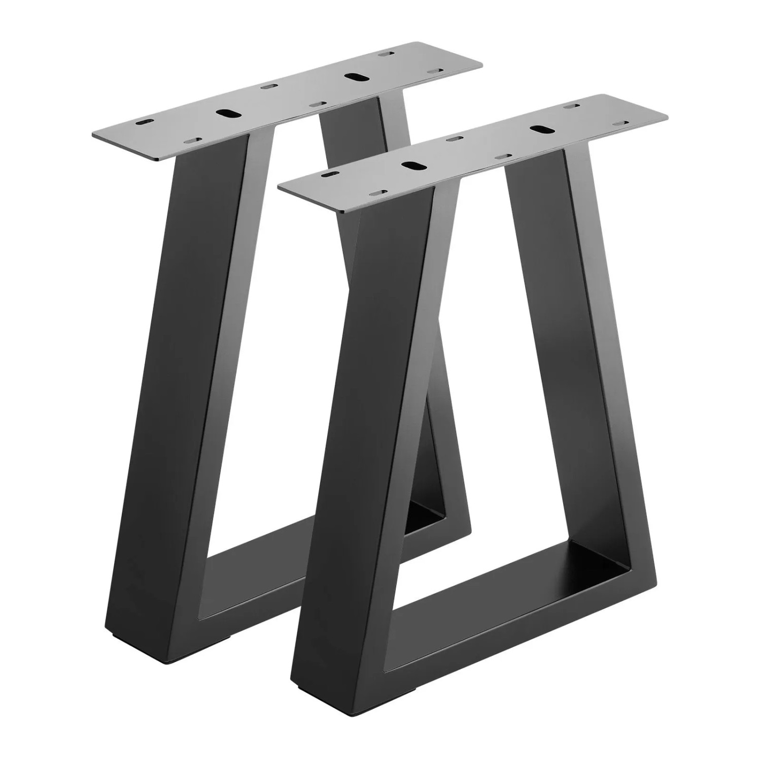 SOTECH 2x Bankgestelle V-FRAME 400 x 320 mm Schwarz Bis 100 kg Belastbarkeit inkl. Bodenschutz für Empfindliche Böden
