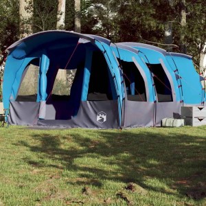 vidaXL Tunnel-Familienzelt 8 Personen Blau Wasserdicht 94750