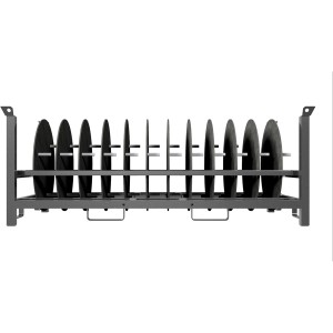 Schake Schachtabdeckung, 780 mm, silberfarben, zur sicheren Abdeckung von Schächten.