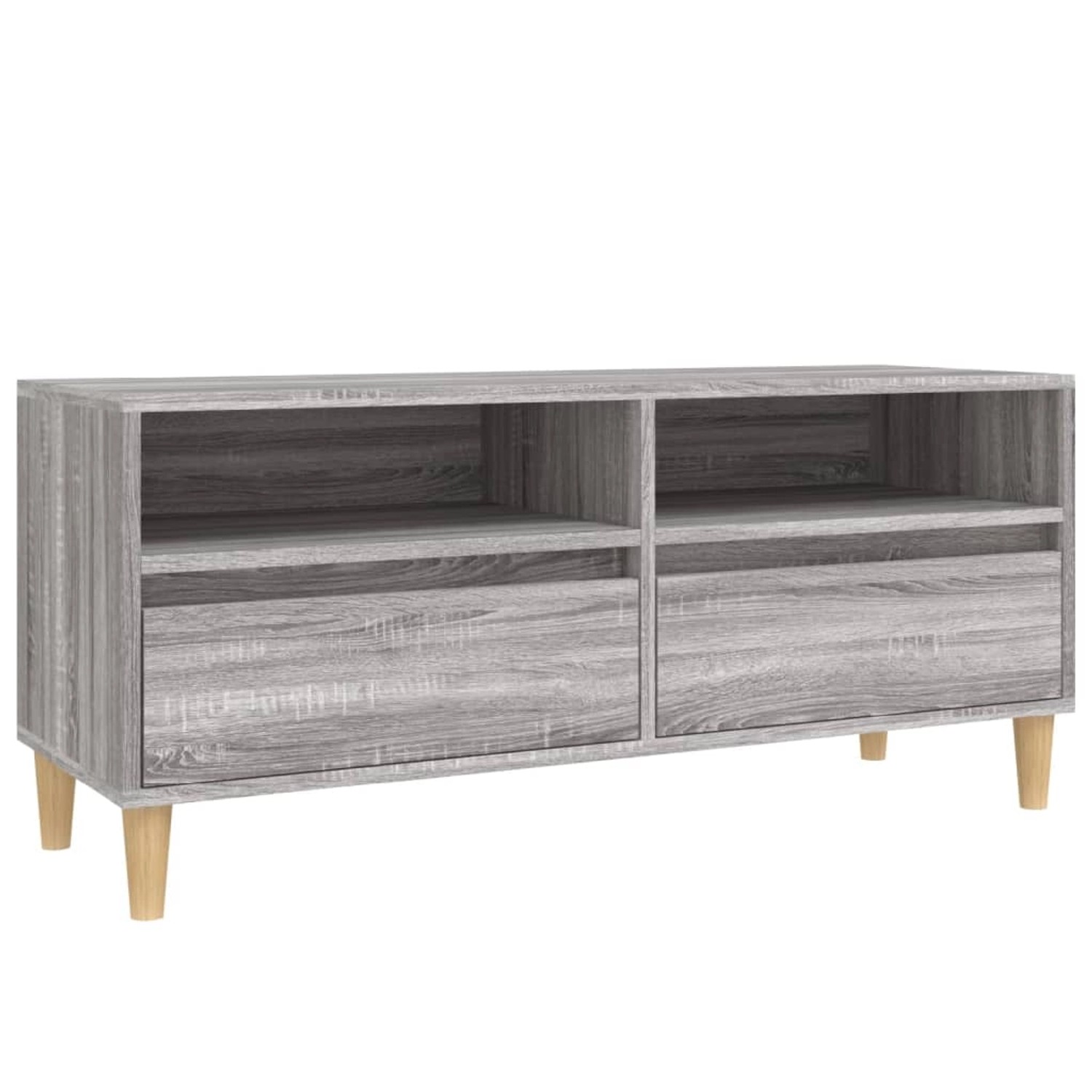 Vidaxl Tv-schrank Grau Sonoma 100x34,5x44,5 Cm Holzwerkstoff günstig online kaufen