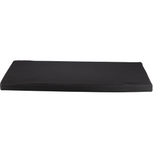 Schwarze Jollypaw Liegematte Jannis, 65x40 cm, für Hunde. Robust und wasserabweisend.