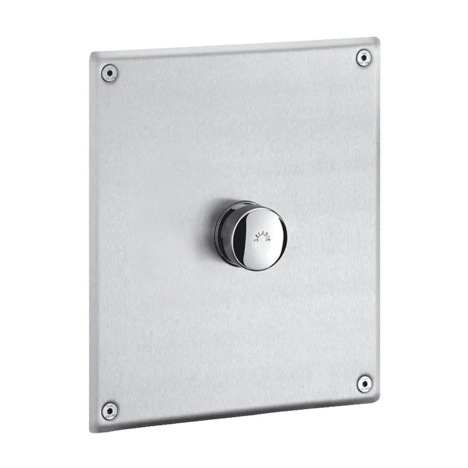 Delabie TEMPOFLUX Druckspüler WC G3/4B UP, Edelstahl-Betätigungsplatte 220x170 mm, 7 Sek.