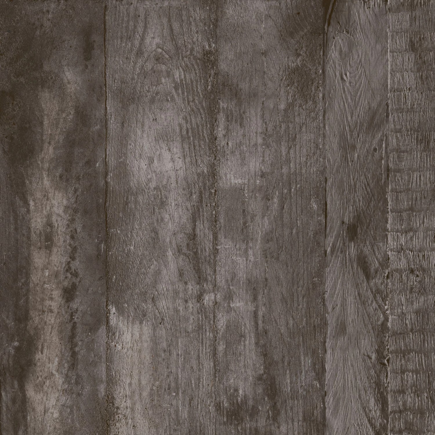 Bodenfliese Feinsteinzeug, glasiert und poliert, 60x60 cm, Graphit-Optik.