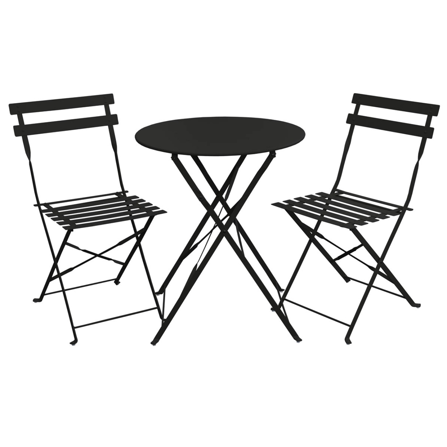 Svita Berlin Balkonmöbel Bistroset Stuhl Tisch Garten Bistro Cafe Metall Kl günstig online kaufen