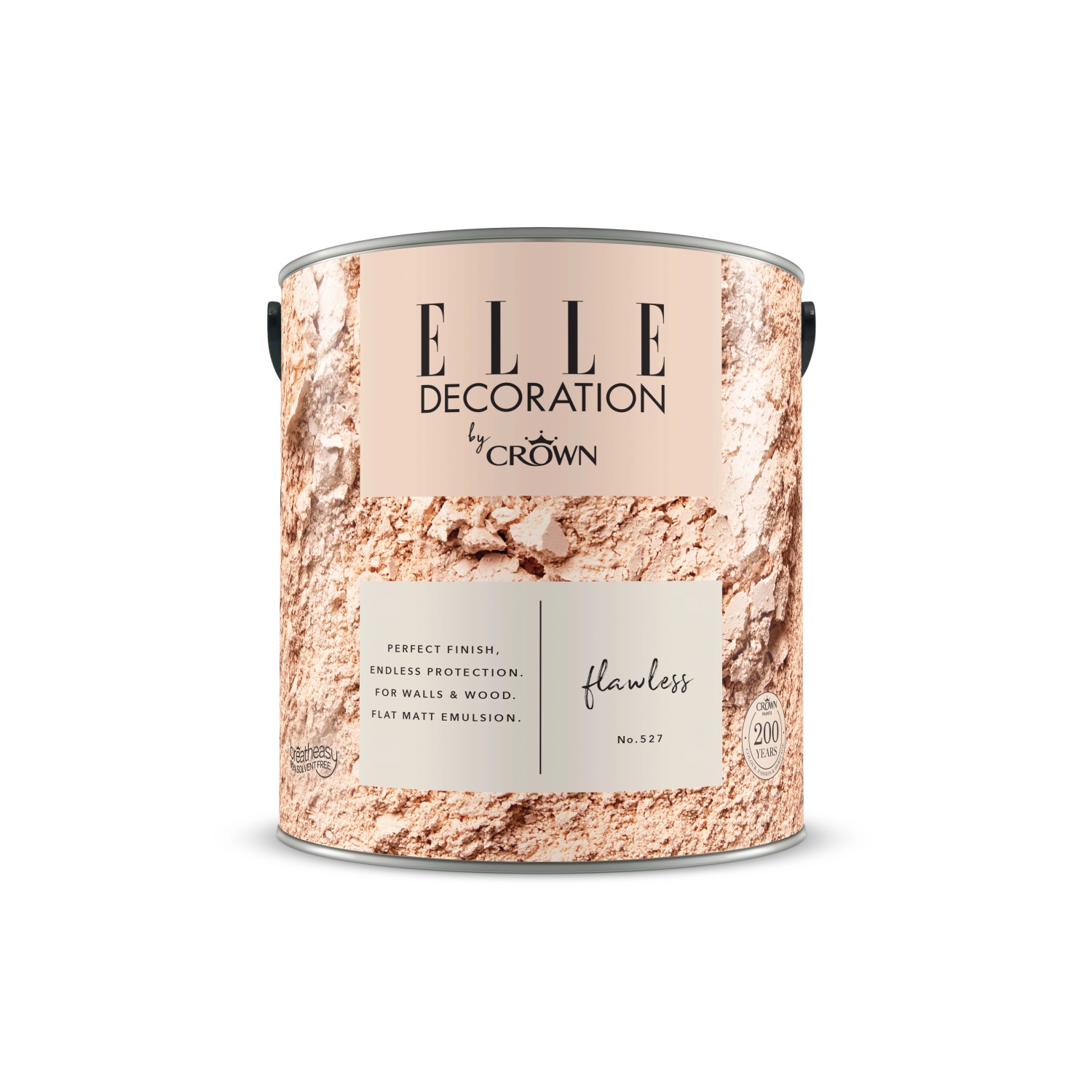 ELLE DECORATION by Crown Wandfarbe Flawless No. 527 matt 2,5 Liter  