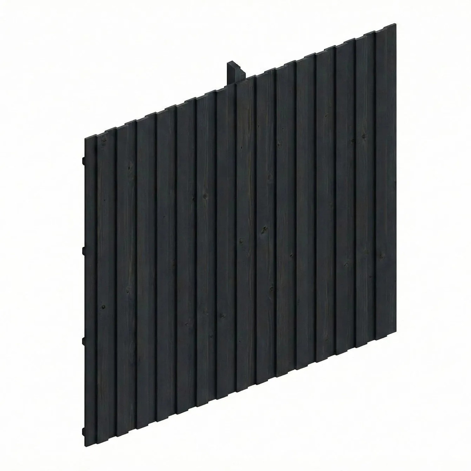 Skan Holz Rückwand Deckelschalung aus Fichte 362 cm x 330 cm in Anthrazit