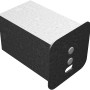 Feuerverzinkte Abdeckkappe für 70x70 mm Pfosten mit Federverschluss.