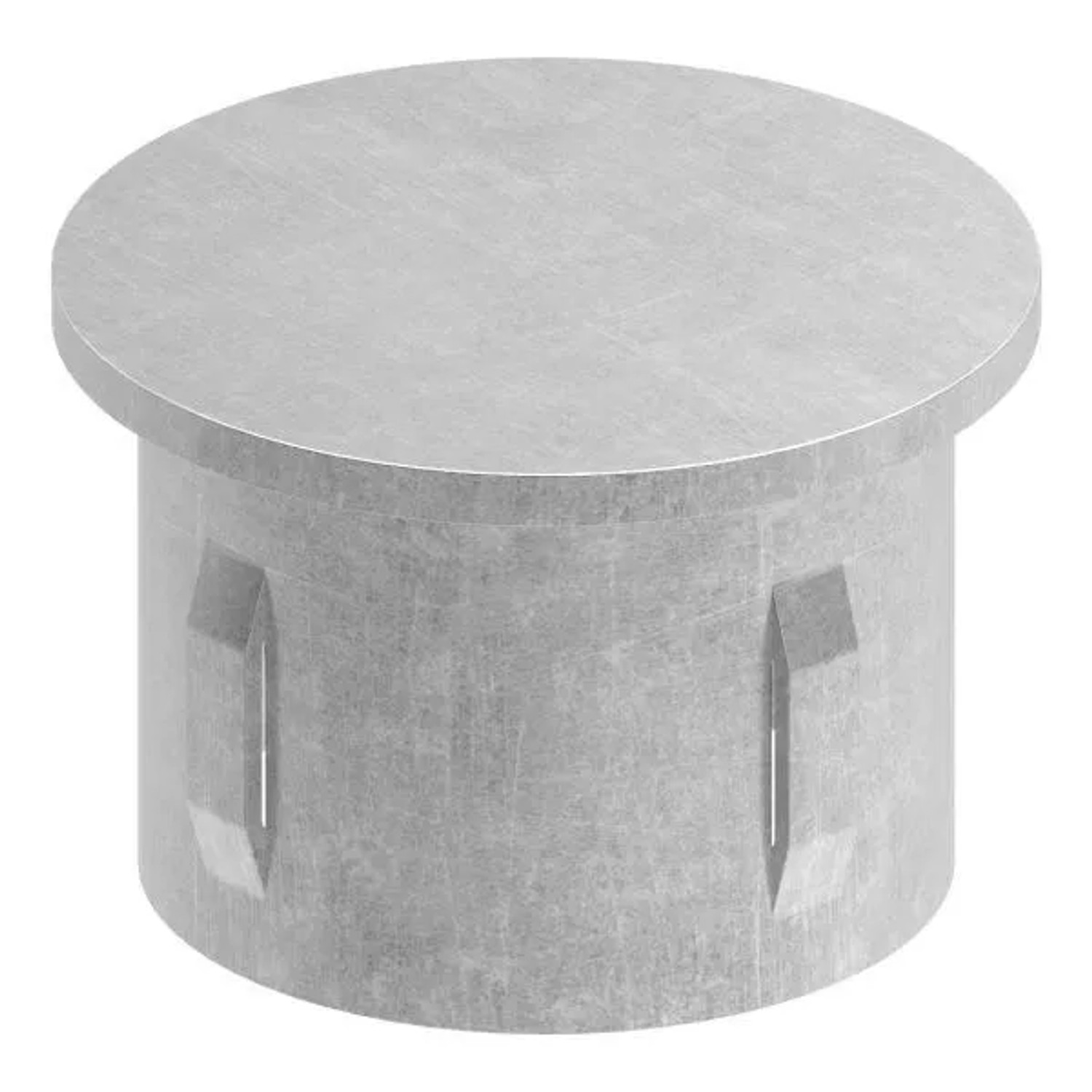 FeNau Stahlstopfen Flach Für Rundrohr Ø 42,4x3,0-3,5 mm Stahl S235JR Roh