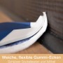 Detailaufnahme: Bona Spray Mop Reinigungsgerät mit Gummiecken zum Schutz von Fußleisten.