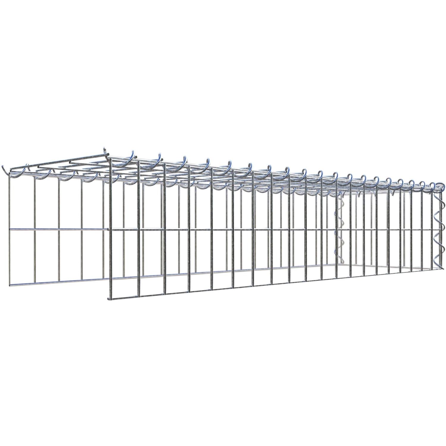 Gabiona Gabione-Anbaukorb Typ 4 20 x 100 x 30 cm Maschenw 5 x 10 cm