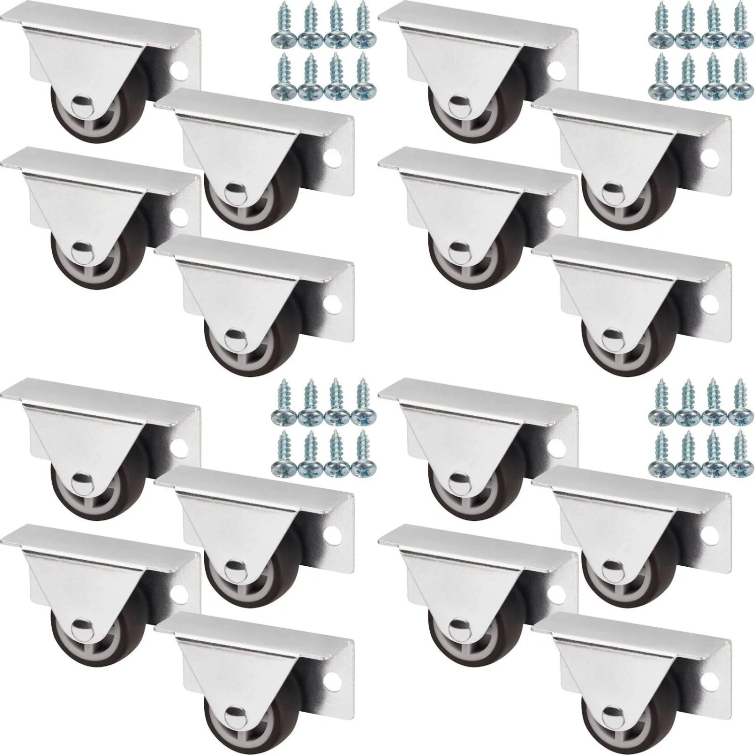 Thumbnail - SOTECH 16 x Unterbaurolle TRIER Ø30 Seitliche Montage inkl. Schraubenset