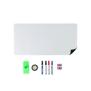 Relaxdays Whiteboard Folie Kunststoff Weiß Magnetisch Selbstklebend 50 cm x 100 cm