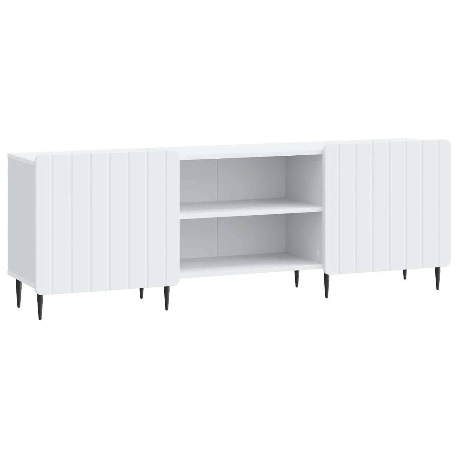 vidaXL TV-Schränk Weiß 150 x 31 x 52 cm Holzwerkstoff 894455