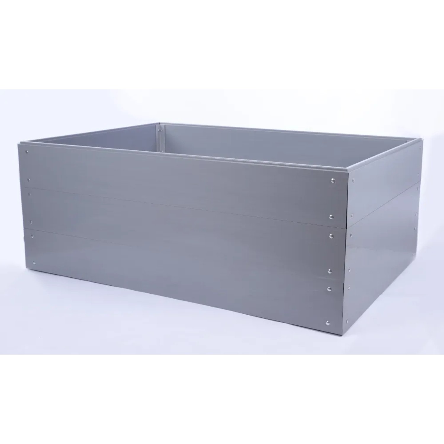 PROREGAL Hochbeete Growline Plast HxBxT 61x140x80cm 3 Ebenen Grau günstig online kaufen