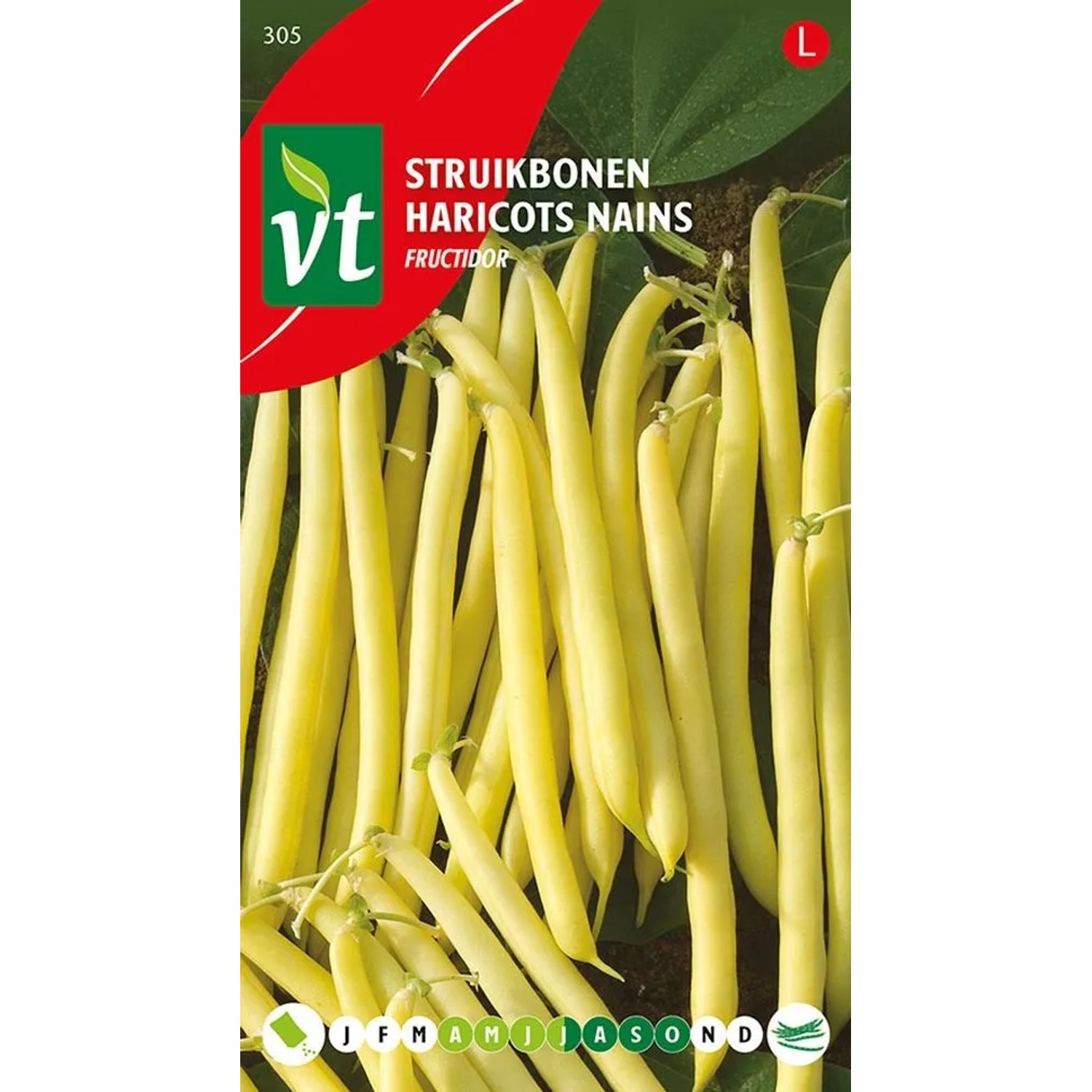 arborix Bohne 'Fructidor' Samen Ca. 25 G Gelbe Bohnen