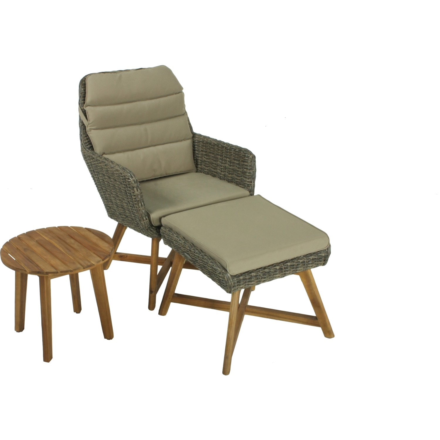 Lounger-Set Calvia Coffee FSC®