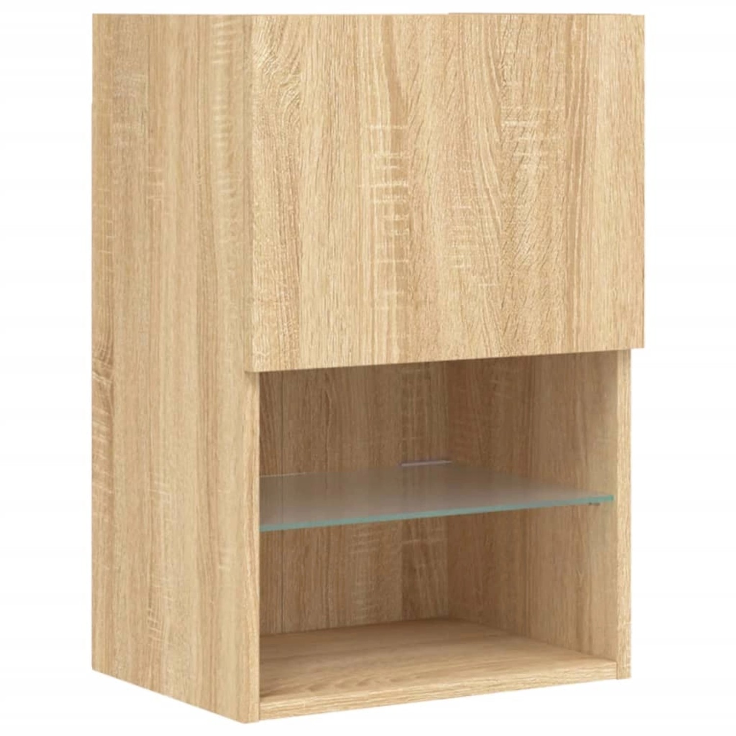 vidaXL TV-Schrank TV-Schrank mit LED Leuchten Sonoma Eiche 40,5x30x60 cm günstig online kaufen