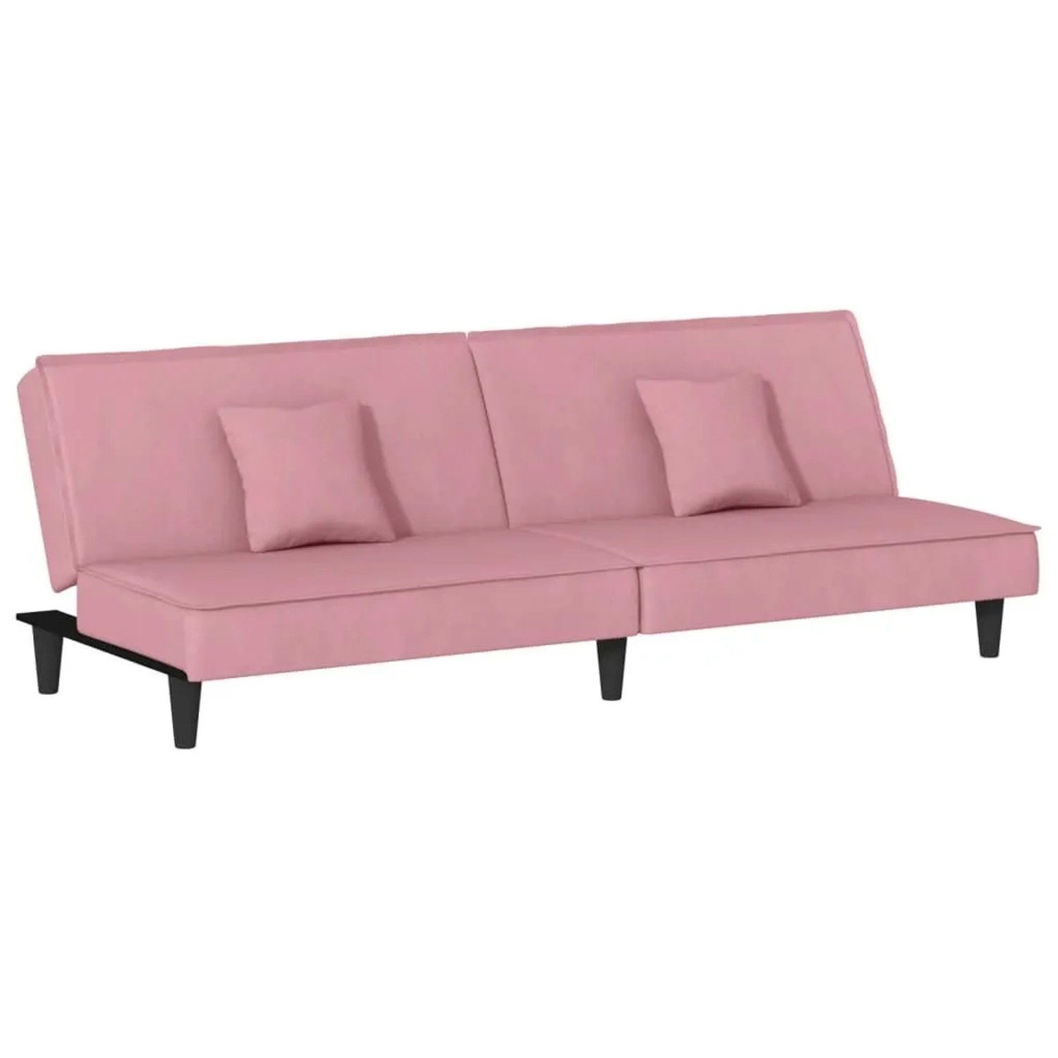 vidaXL Schlafsofa Rosa Samt 351910