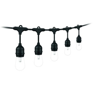 WiZ LED-Lichterkette mit klaren Birnen, smarte Leuchte für Innen & Außen.
