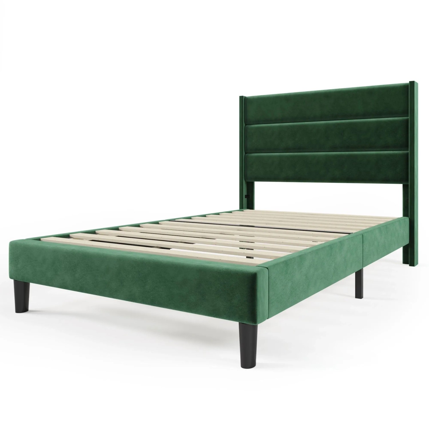 okwish Polsterbett 90×200 Jugendbett mit Matratze