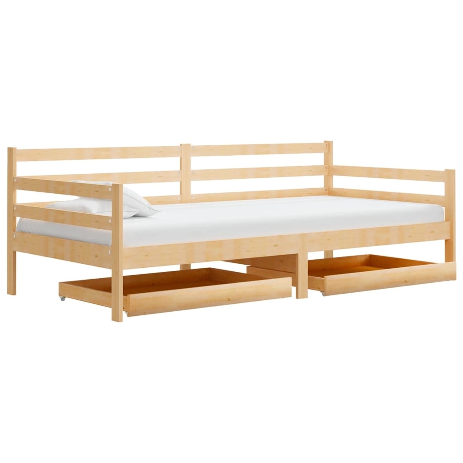 vidaXL Tagesbett mit Schubladen 90x200 cm Massivholz Kiefer832098 günstig online kaufen