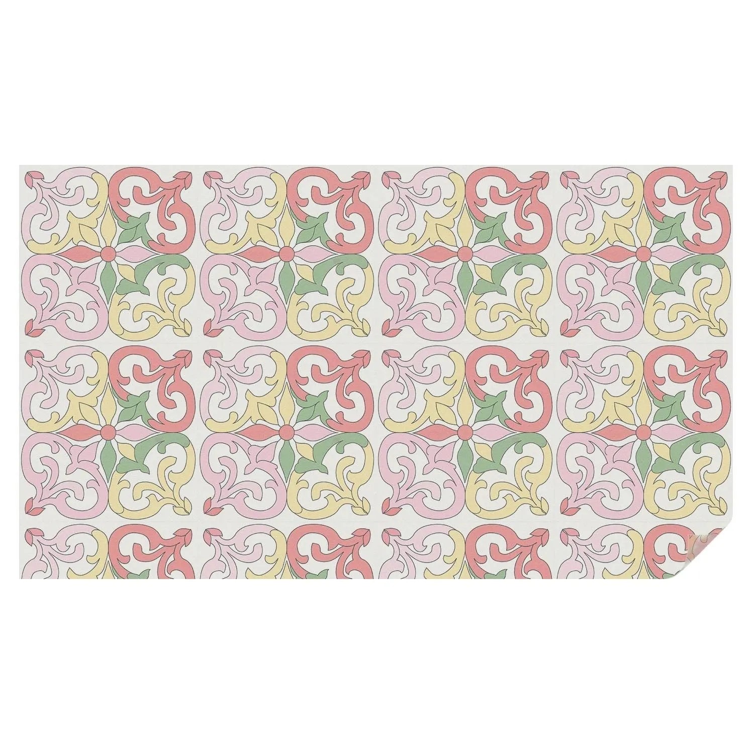 Tulup Fensterfolie Blumenschmuck Sichtschutzfolie Fenster 200x116 cm Rot Bl günstig online kaufen