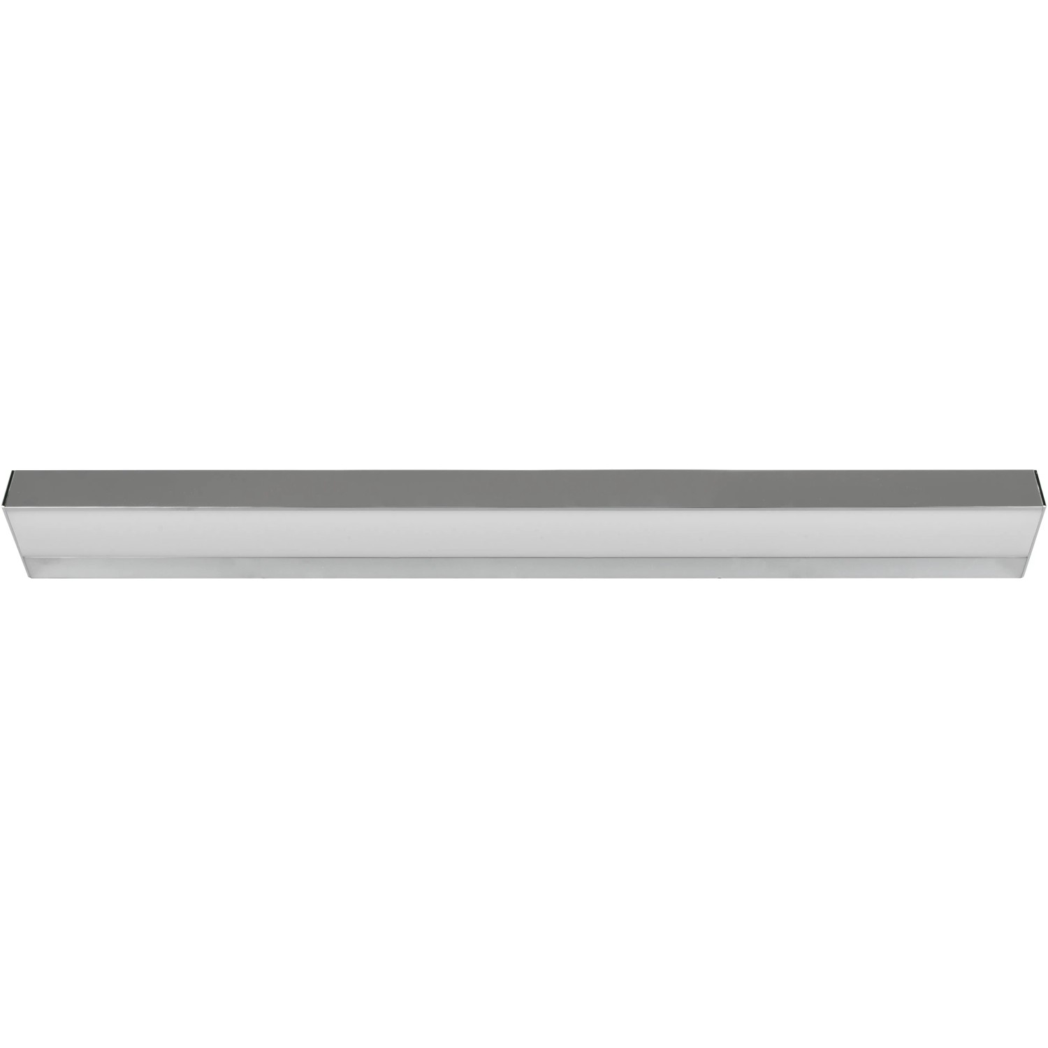 Moderne Trio LED-Wandleuchte Rocco, 90 cm, Chrom, für Bad und Wohnraum, warmweißes Licht.